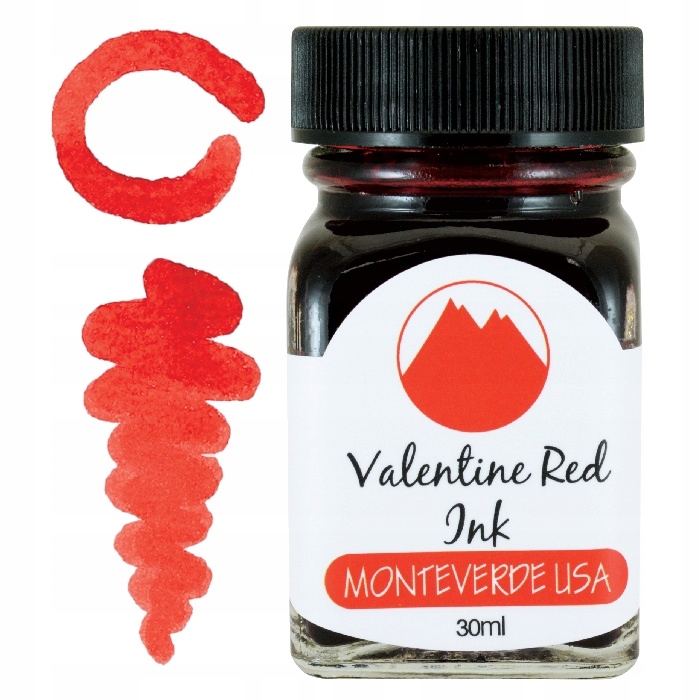 Červený atrament Monteverde Valentine 30 ml