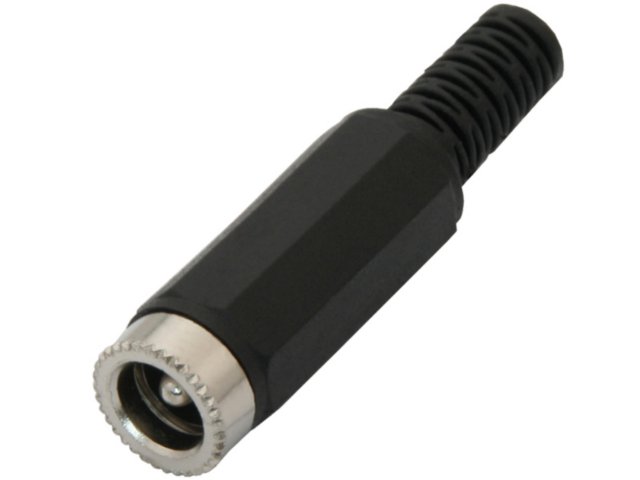 

Gniazdo zasilające DC na kabel 2.1/5.5 - plastik