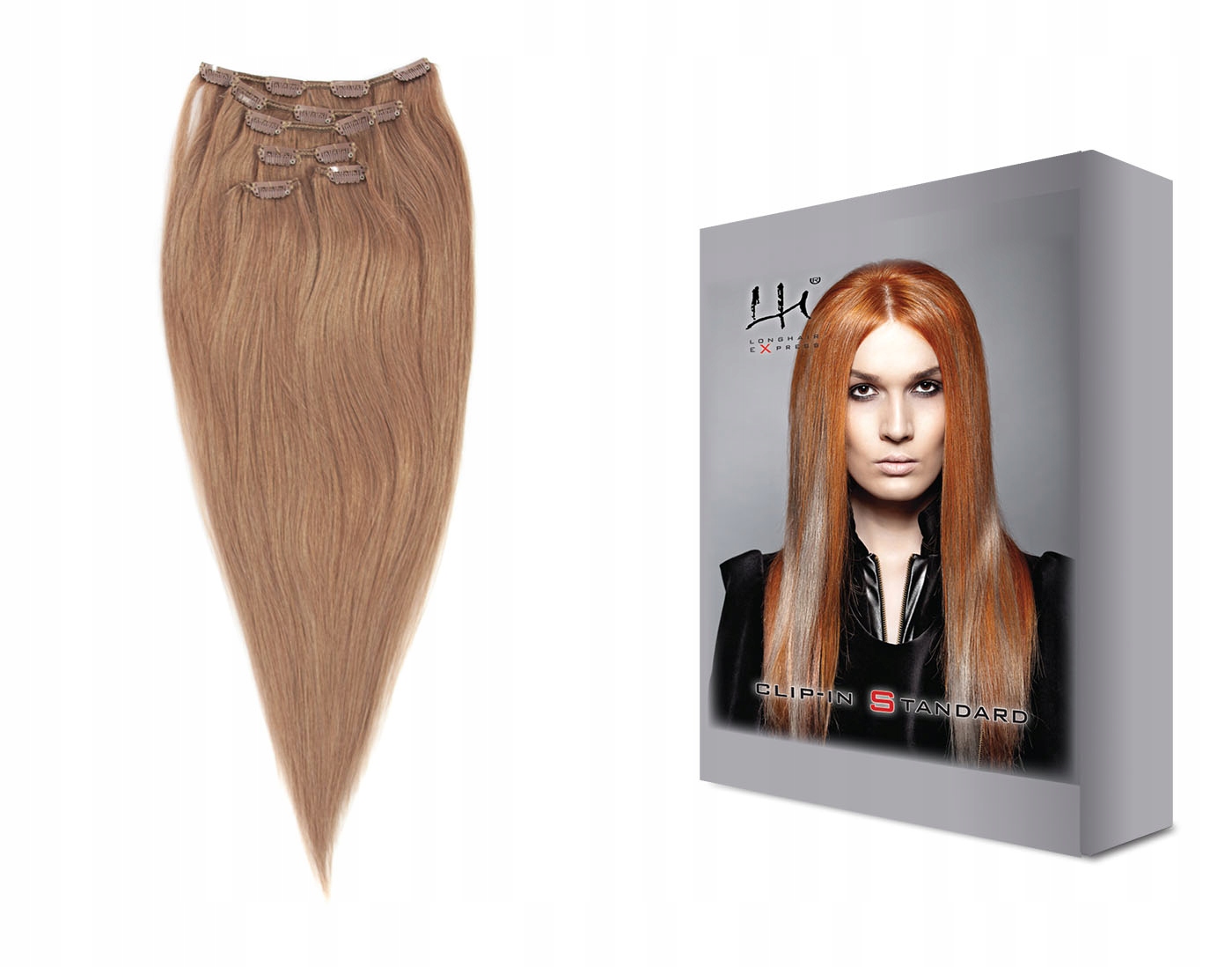 18 55-60 cm 6dílná sada přírodních vlasů