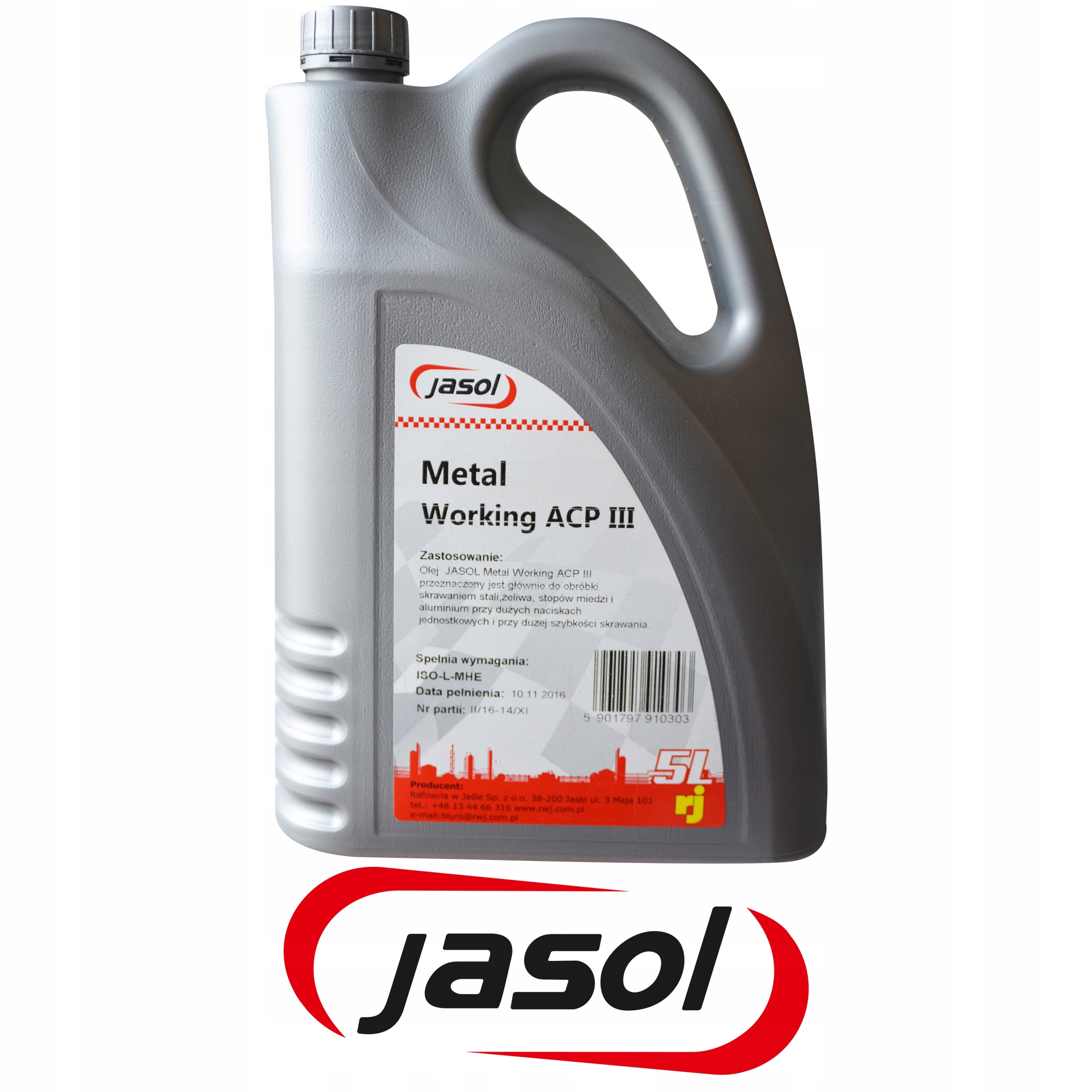OLEJ DO WIERCENIA JASOL ACP 3 5 Litrow EAN 5901797910297