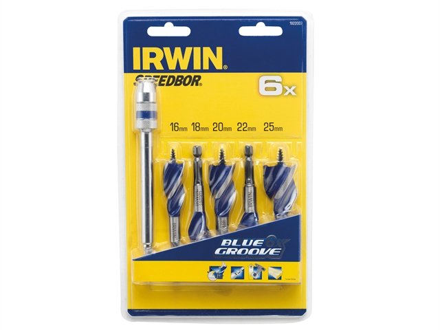 Irwin Wood Drill Blue Groove 6x Set 6ks