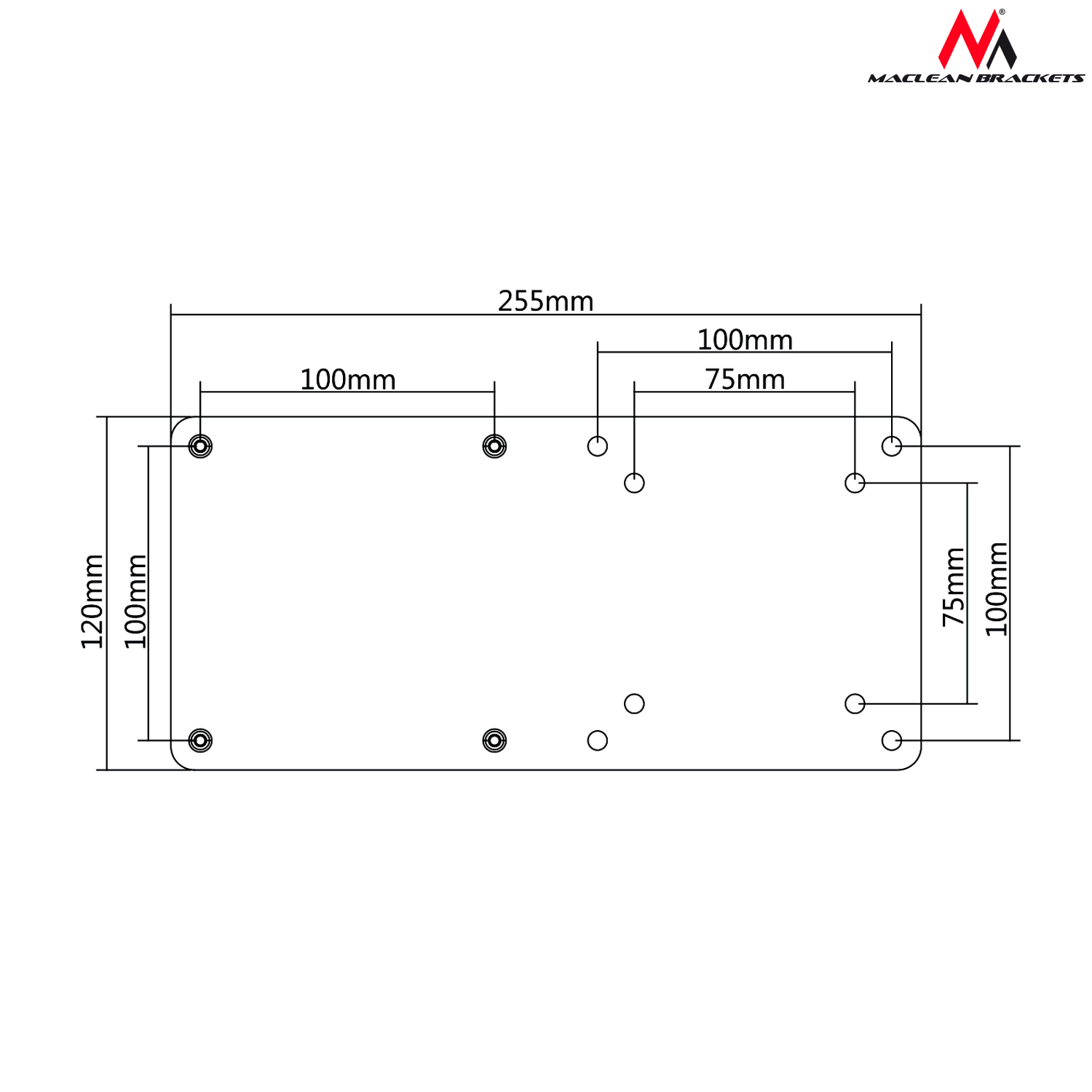 UCHWYT WIESZAK do TV, KOMPUTERÓW NUC iMAC mini CPU Model MC-721