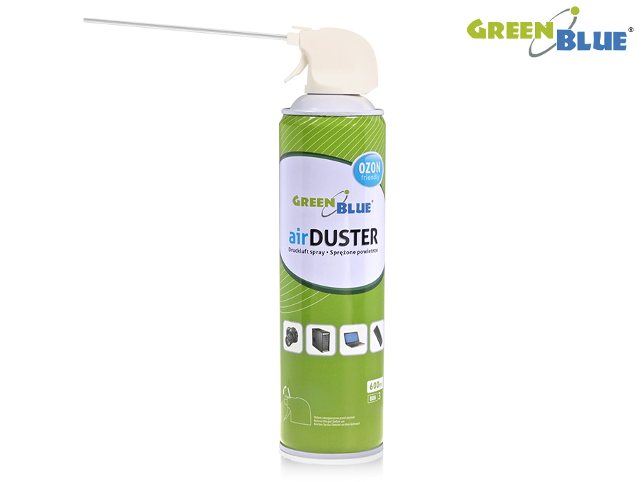 PROMOCJA - SPRĘŻONE POWIETRZE + RURKA 600ml GREEN Producent GreenBlue