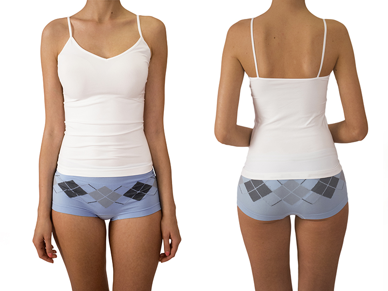 

Włoska Koszulka Bezszwowa Na Ramiączkach S/m