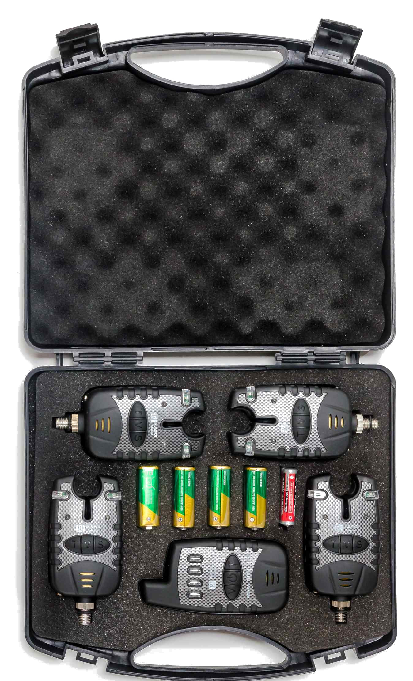 Zestaw 4x Sygnalizator brań Centralka czujnik brań