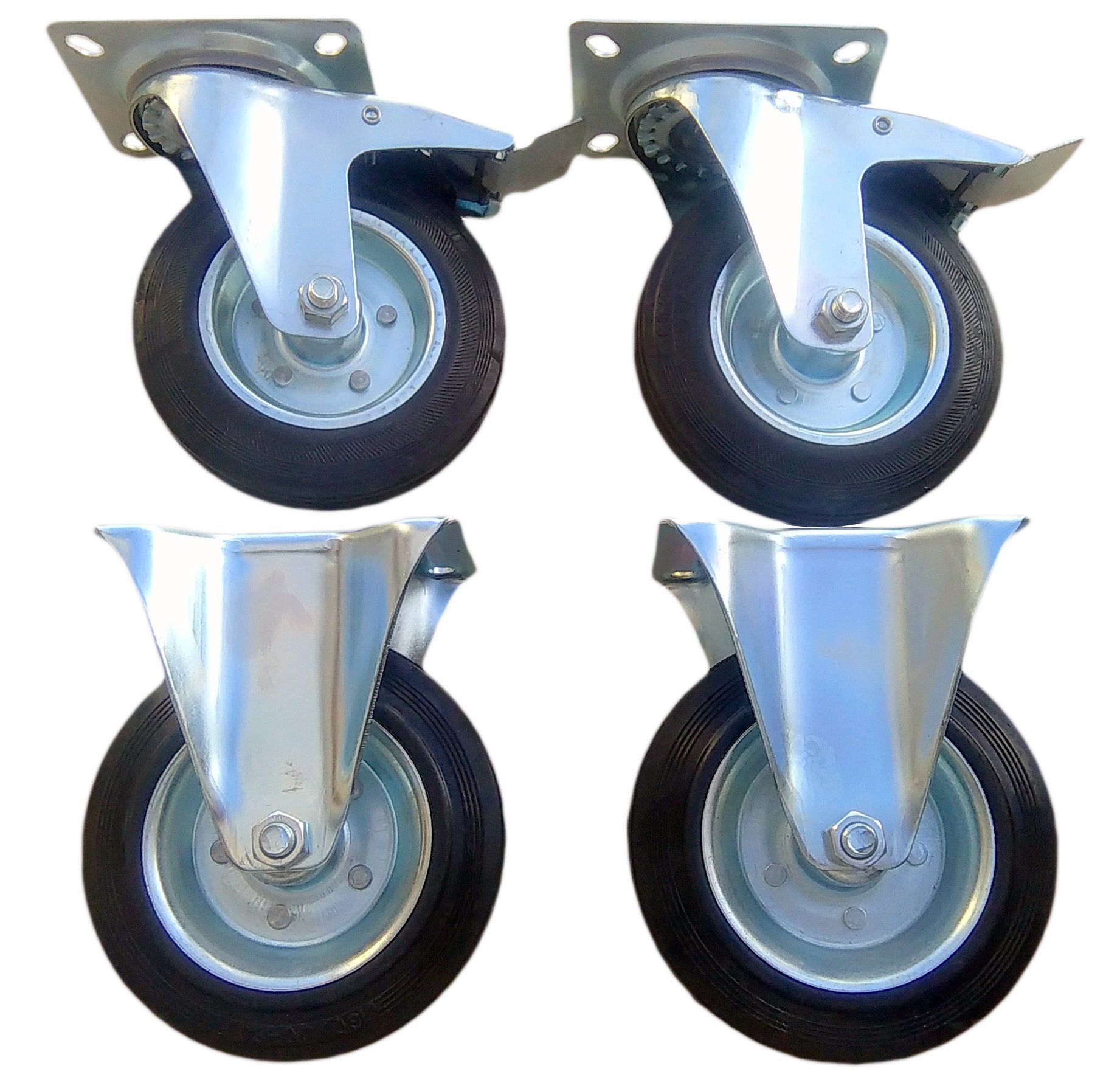 sada kol 4 ks kolečko kolečka 125 mm.