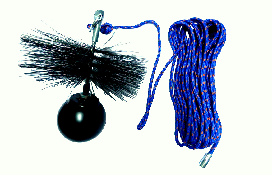 

Zestaw do czyszczenia komina, kula 1,3kg lina 12m