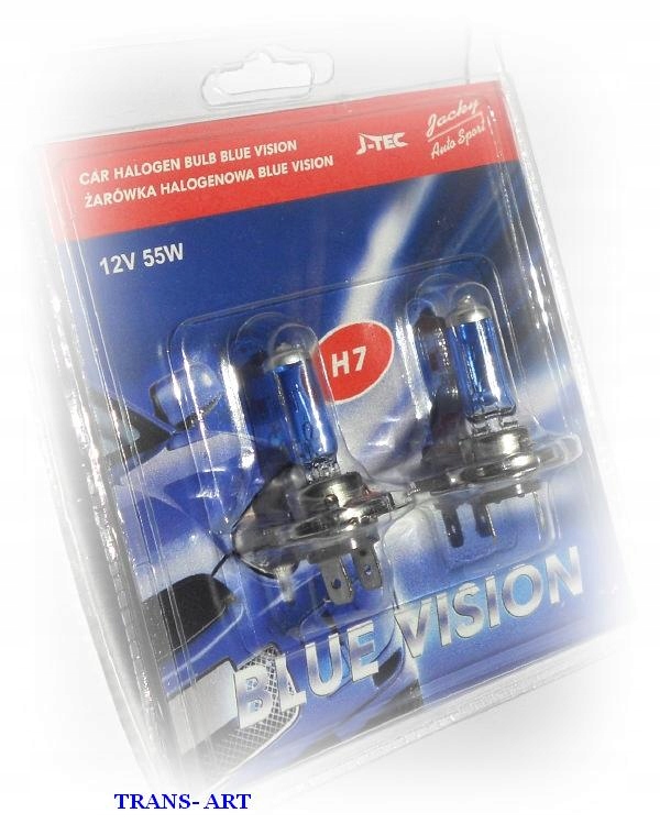 ŻARÓWKI 12V - H7- 55W XENON- BLUE VISION -2SZT Model superwhite