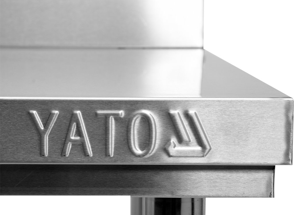 STÓŁ BLAT PRZYŚCIENNY Z PÓŁKĄ 1600x700xH850+100MM Szerokość produktu 160 cm