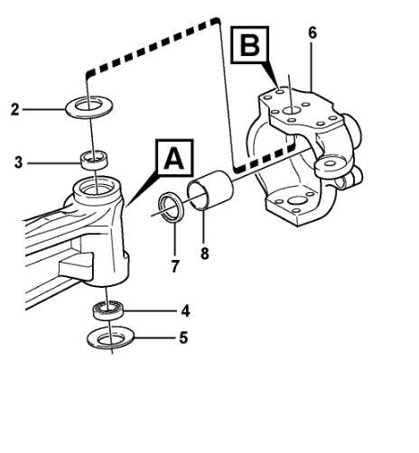 LOZYSKO ZWROT KPL 2 SZT VOLVO BL71 TEREX CARRARO Machine type Excavator Backhoe loader