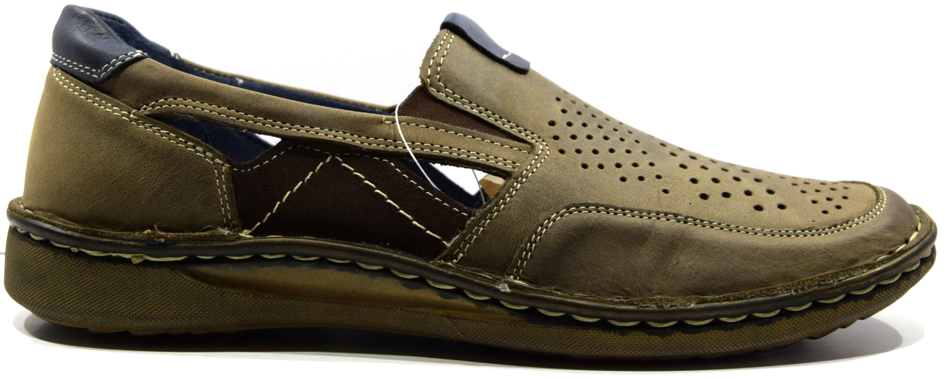 

Mokasyny Męskie Buty Wiosna Lato Ażurowe 676 L R41