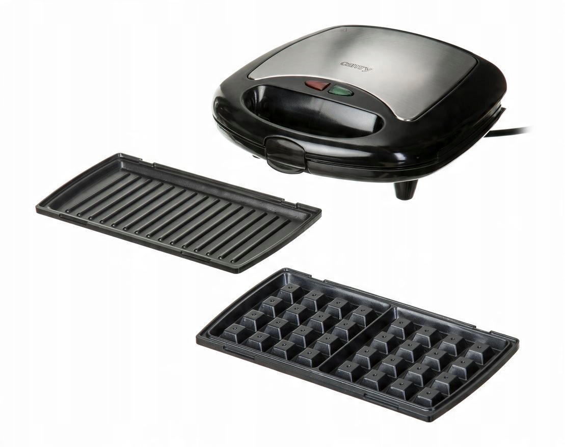 GOFROWNICA OPIEKACZ TOSTER 3W1 SANDWICH CAMRY 3024 Основной цвет черный