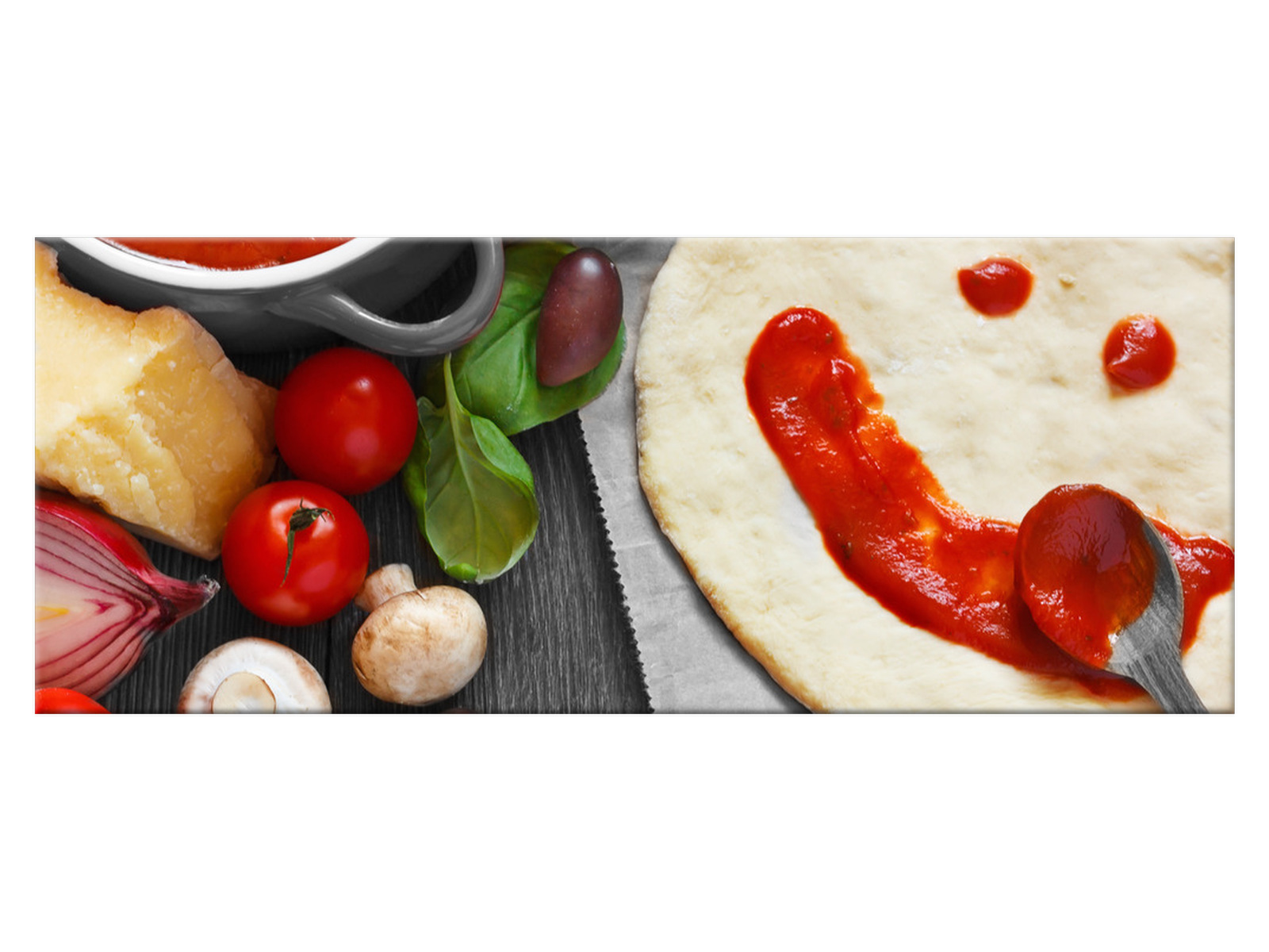 

Obraz Gastronomia Smaczna pizza 100x40 pizzeria