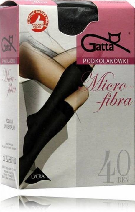 

Gatta Podkolanówki Mikrofubra 40 den Czarne r.Uni