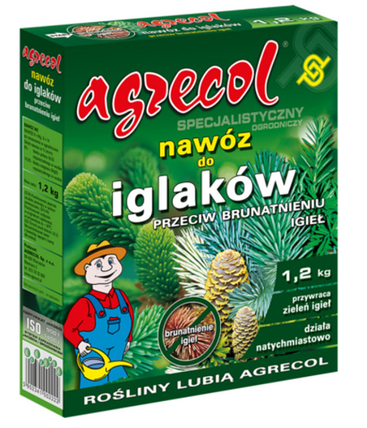 

Nawóz Do Iglaków Przeciw Brunatnieniu AGRECOL1,2KG