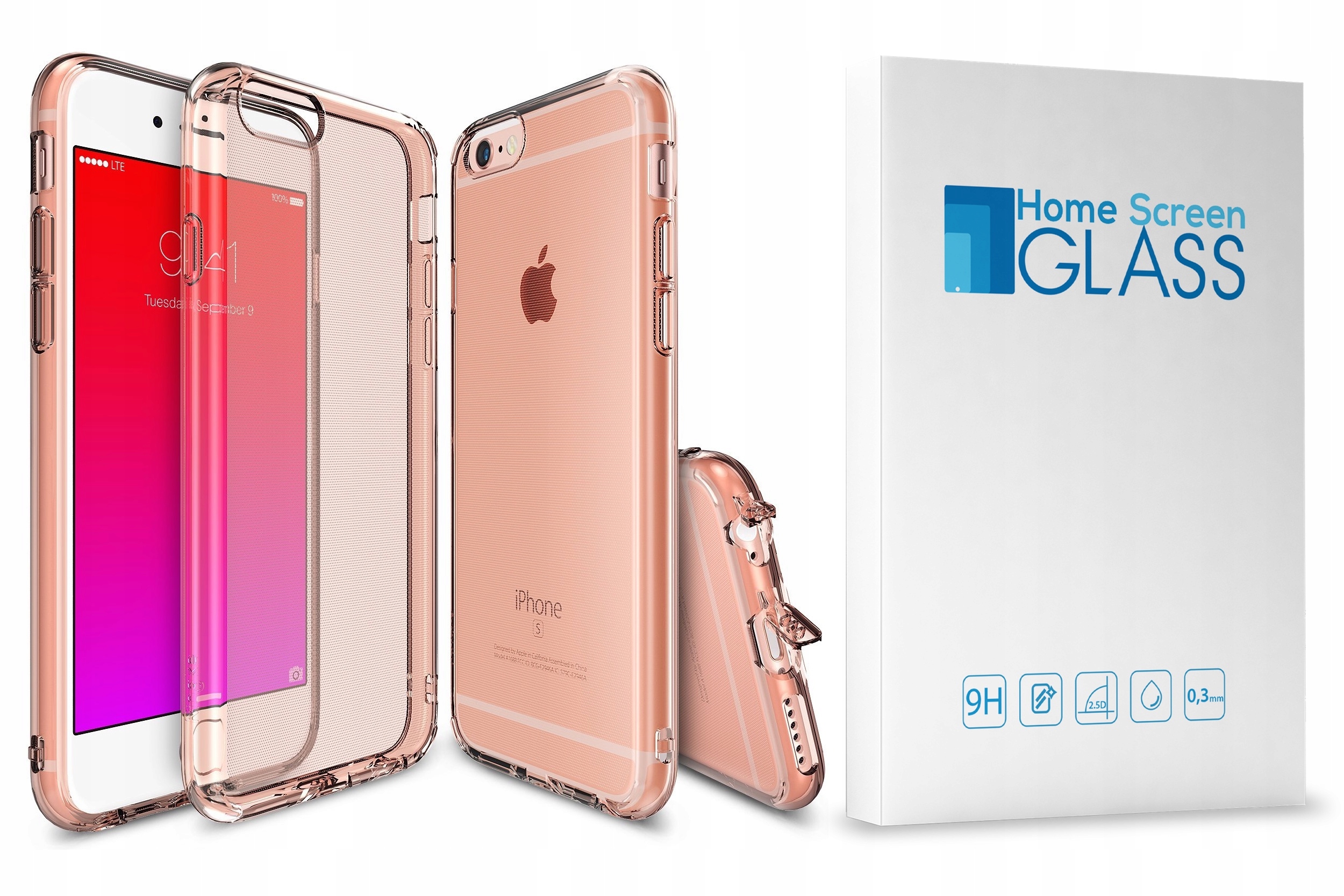 

Etui Z Tpu Ringke Air Do Iphone 6/6S Plus + Szkło