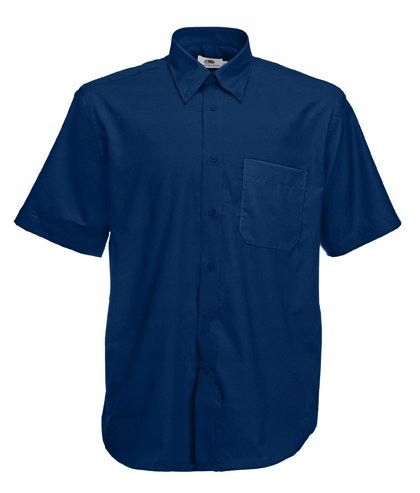 

Men Oxford Short Sleeve Shirt Navy M