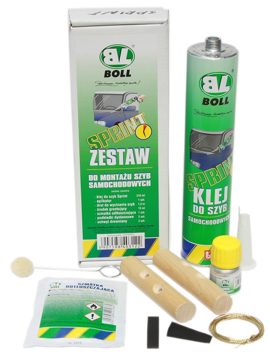 

Boll Zestaw do montażu szyb samochodowych Sprint