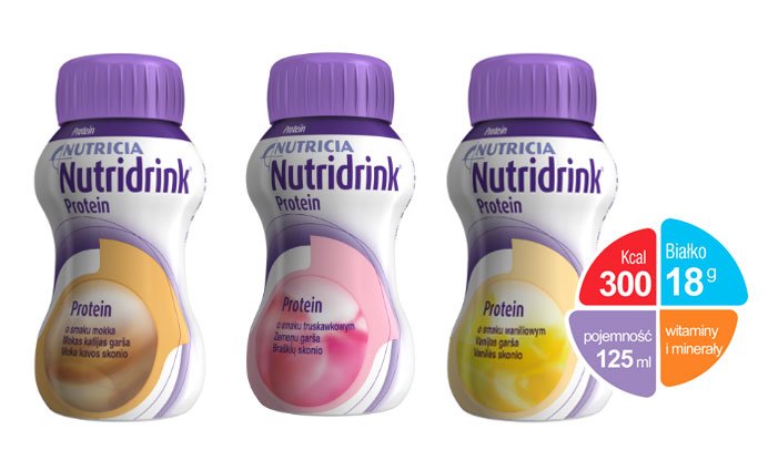 Nutridrink Protein Zestaw 12X125 MIX Smaków