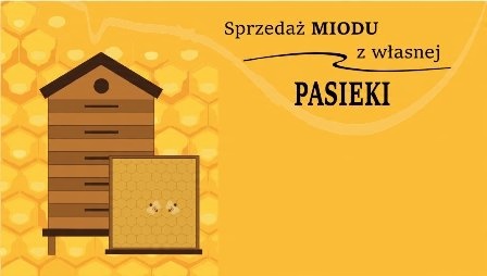

Wizytówka Dla Pszczelarzy miejscem na pieczątkę