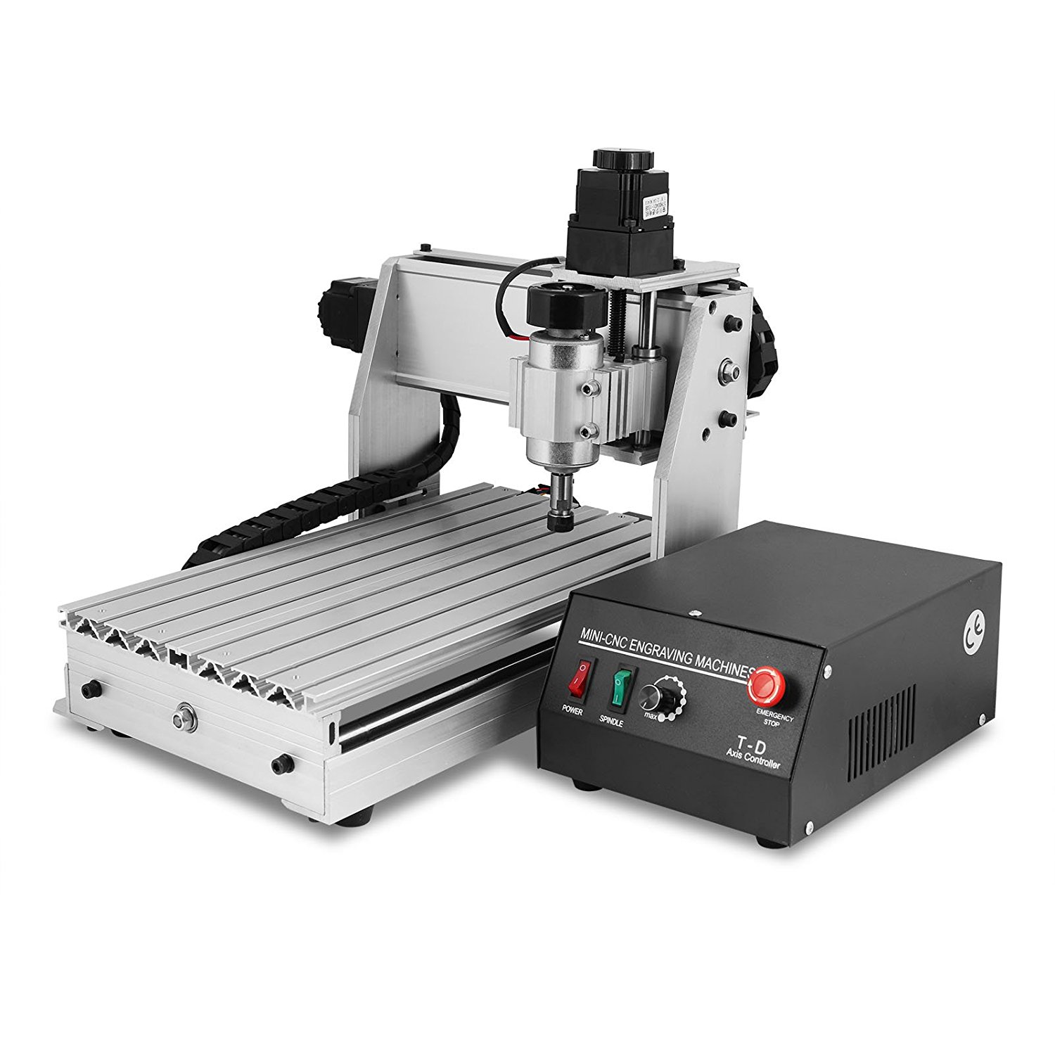 3D CNC frézka 3020 USB + CNC PROGRAM + FREZY