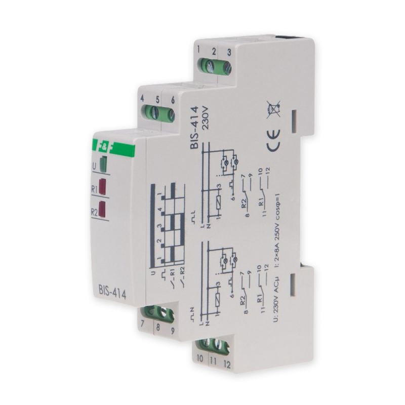 

F&f Przekaźnik Sekwencyjny Sz. Din BIS414 230V