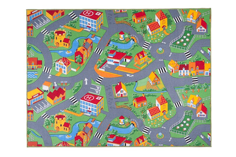 

Dywan 200X300 Dywany Dla Dziecka Farma City Ulice
