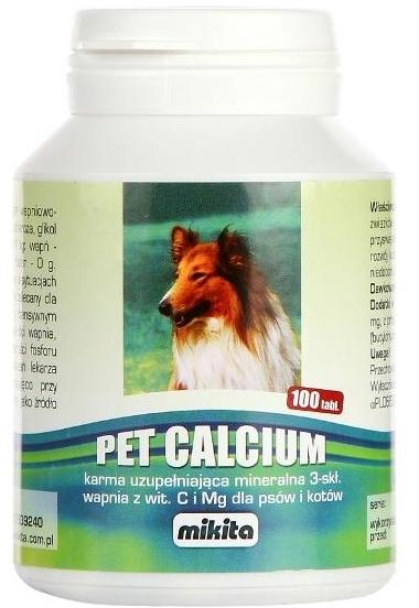 

Mikita Pet-calcium 100 tab wapno dla psów