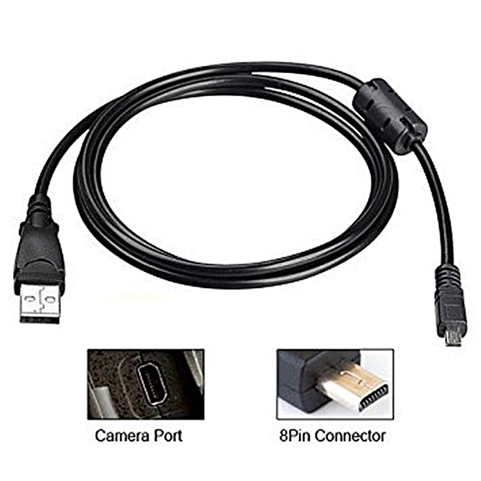 USB кабель для NIKON D3200 D5100 D5200 код виробника 0000