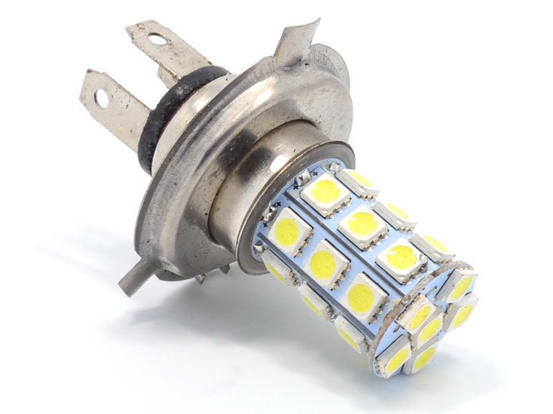 

Żarówka H4 27 Led 5050 Smd P43T 5,5W