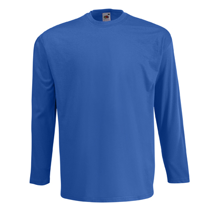 

Fruit Of The Loom Koszulka Z Długim Rękawem Blue S