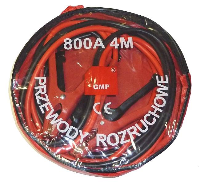 

Kable Przewody Rozruchowe 800A 4m Etui Pokrowiec
