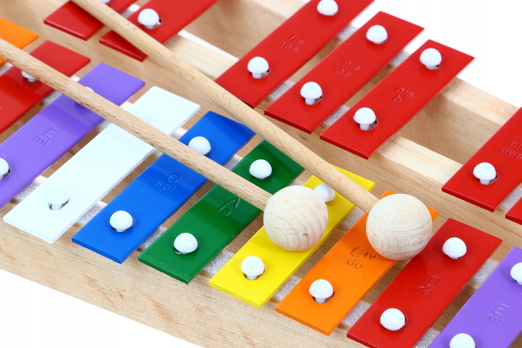 CYMBAŁKI 27 TONOWE Dzwonki Chromatyczne DREWNO KOL Płeć chłopcy