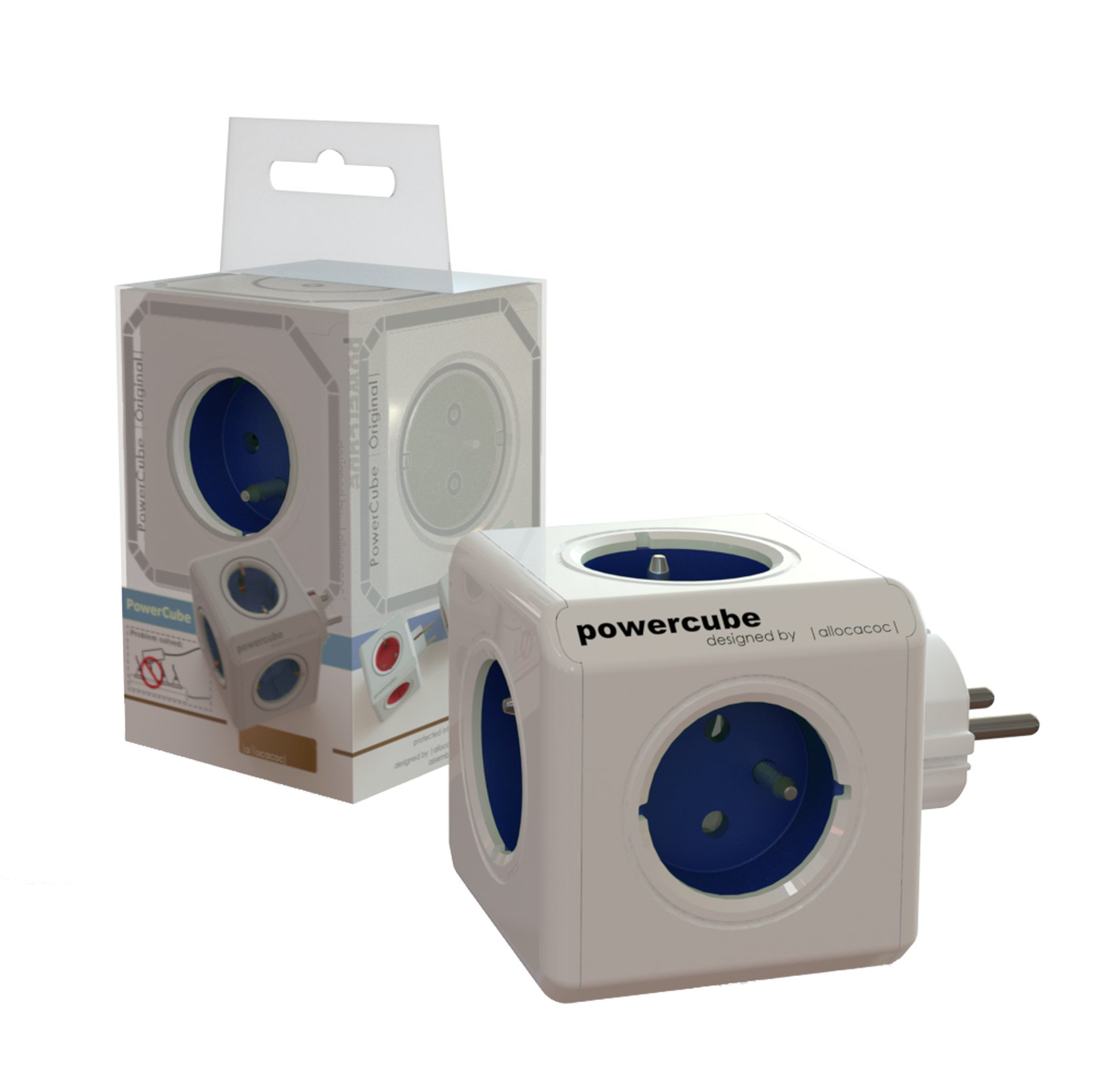 Listwa rozgałęźnik PowerCube Oryginal NIEBIESKI EAN (GTIN) 8718444085874