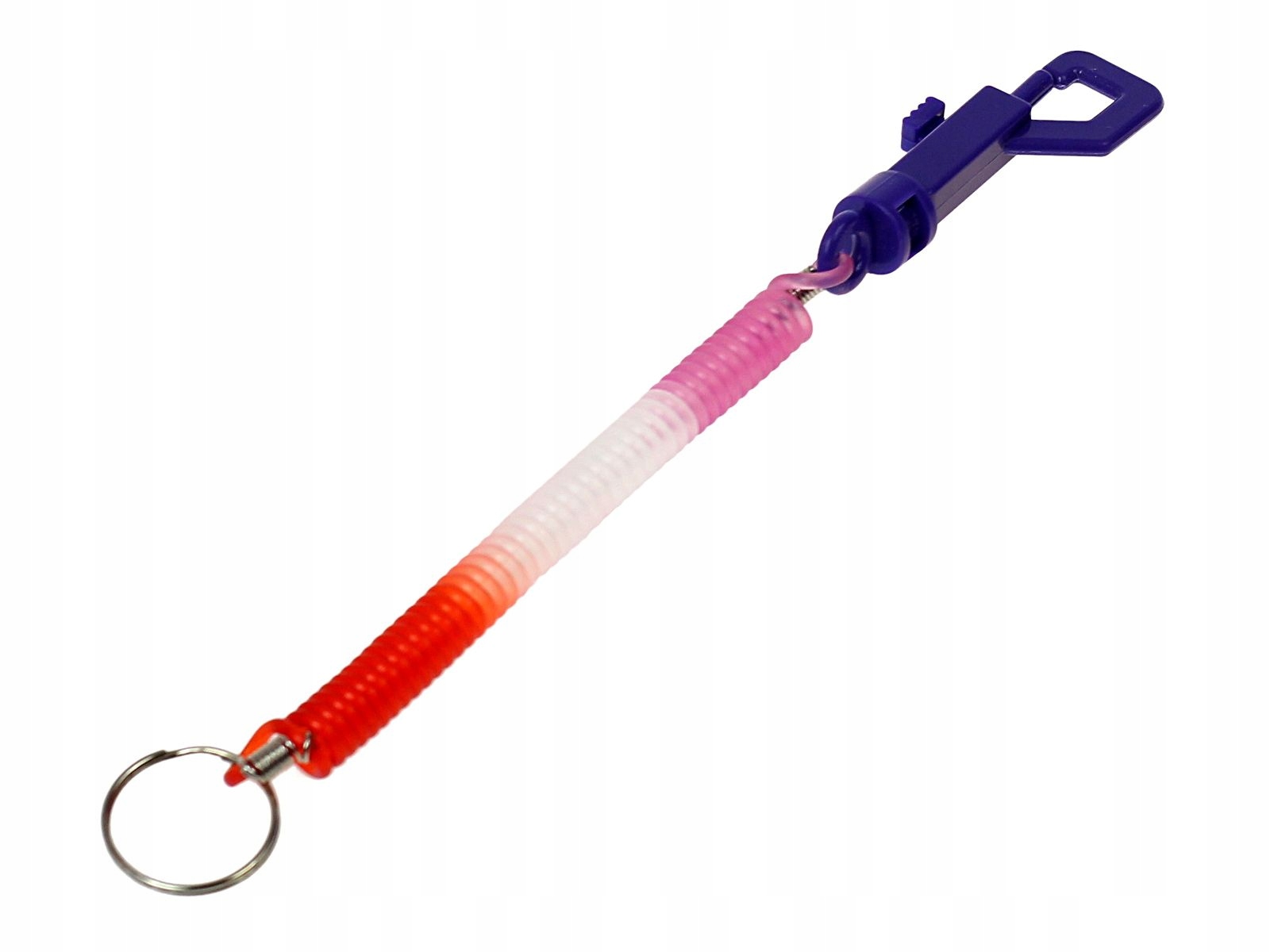 

Smycz ze sprężyną, brelok do kluczy 20cm fioletowy