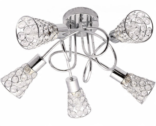 

Żyrandol Lampa wisząca Cristals 5 kryształki