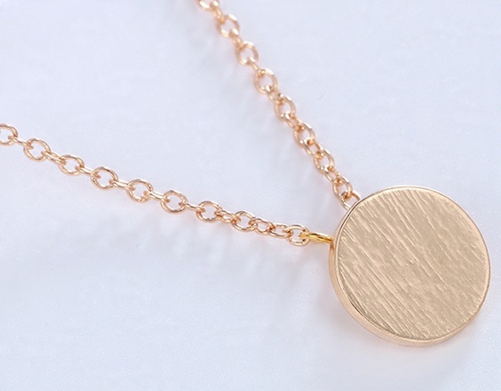 

Naszyjnik celebrytka łańcuszek Złote Kółko choker