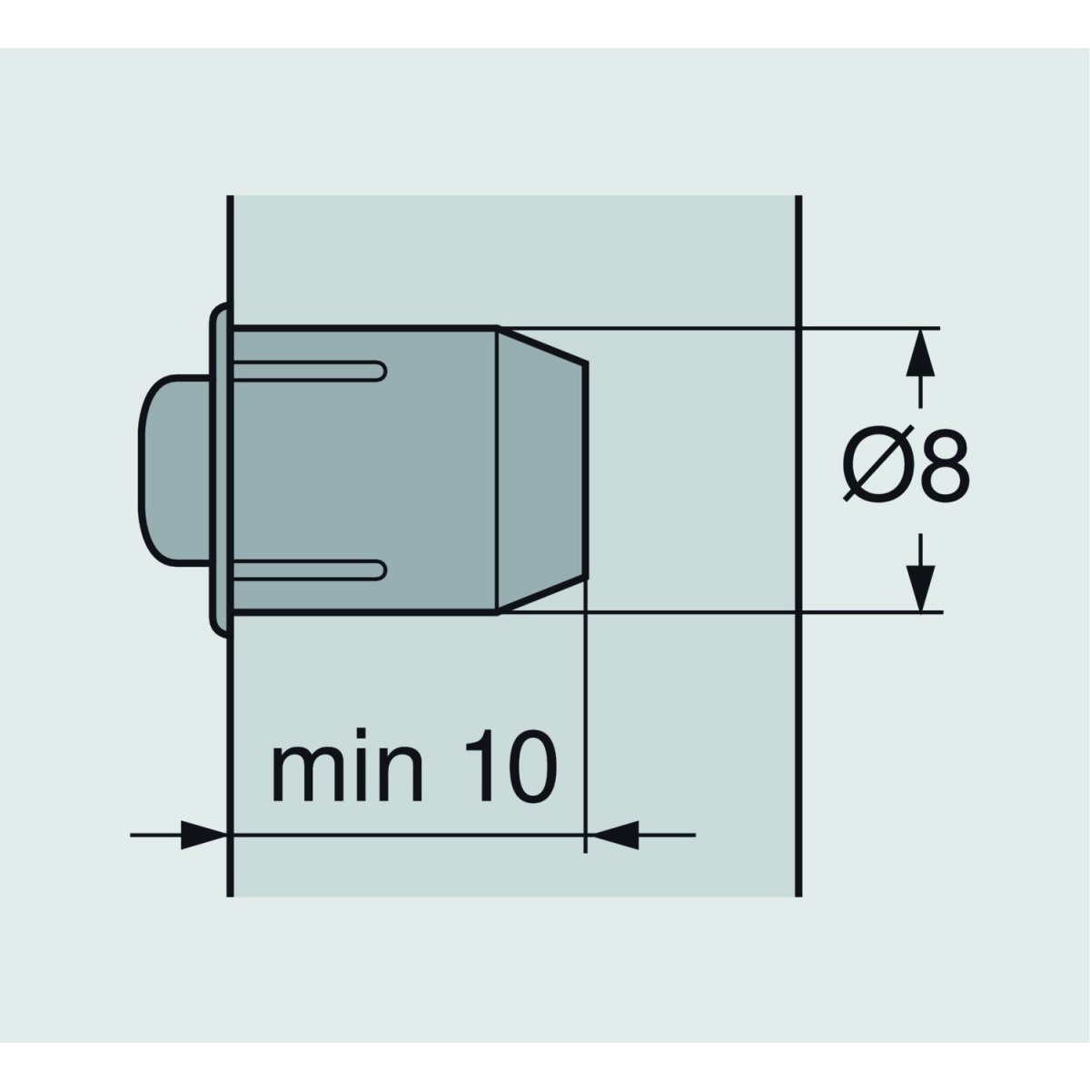 BLUM odbojnik mini 933.706 Kod producenta 933.706