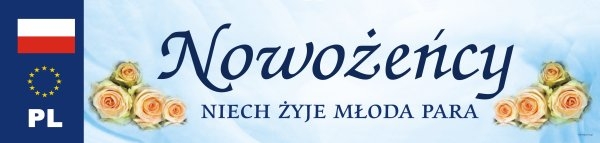 

Tablice ozdobne na samochód Ślub Wesele 2szt.