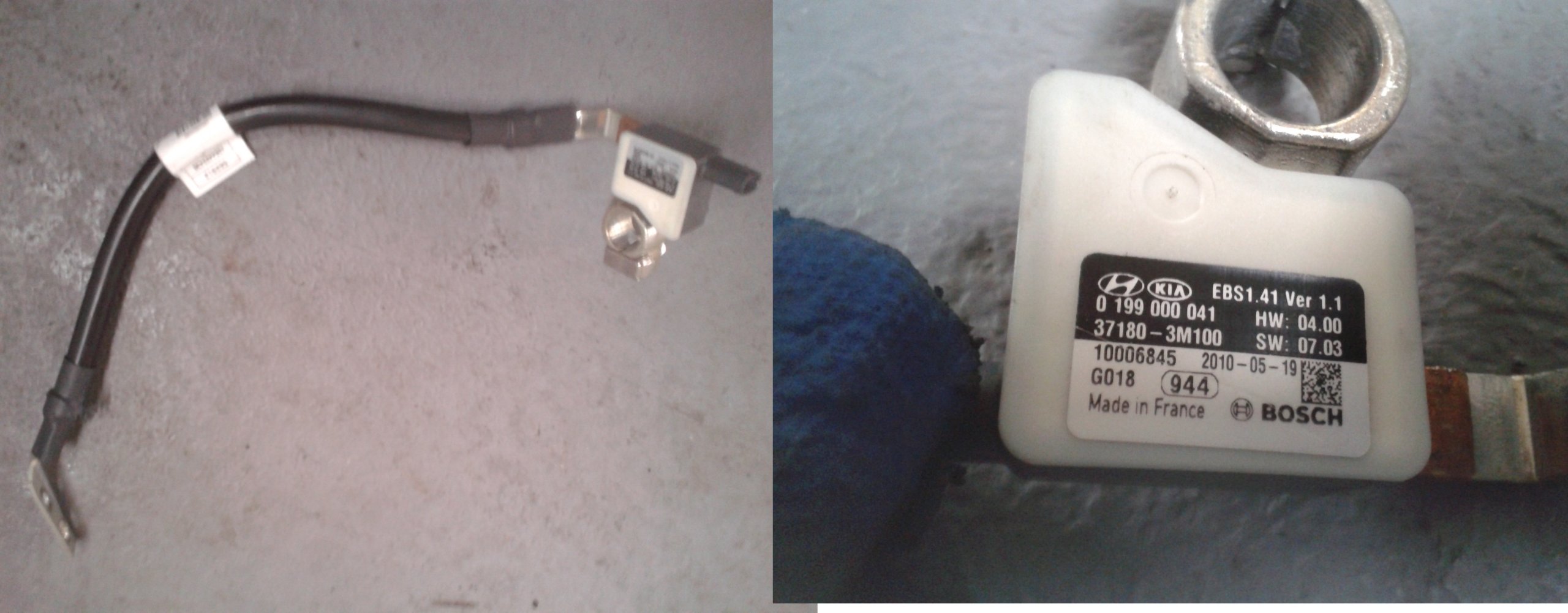 HYUNDAI EQUUS GENESIS KLEMA MINUSOWA 37180 3M100