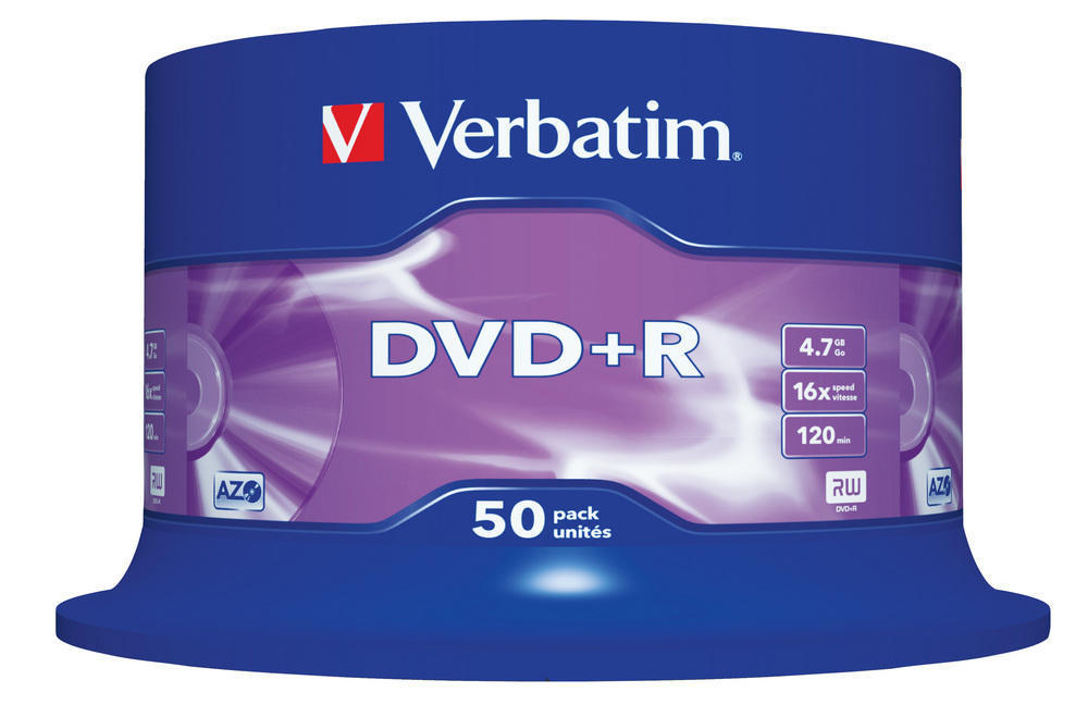 Płyta DVD Verbatim Dvd+r 4,7 Gb 50 szt.