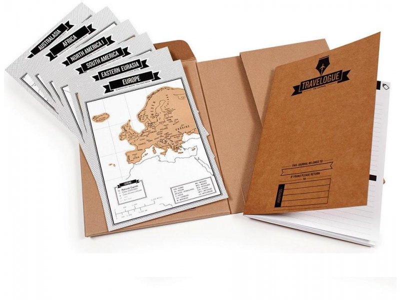 DZIENNIK PODRÓŻNIKA MAPA ZDRAPKA NOTES TRAVELGUIDE NOTATNIK PREZENT XXL Kod producenta MDZIENNPODROZN