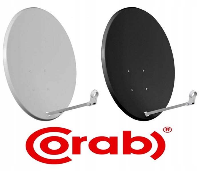 CZASZA ANTENA SATELITARNA 90 CORAB BIAŁA GRAFIT Marka Corab