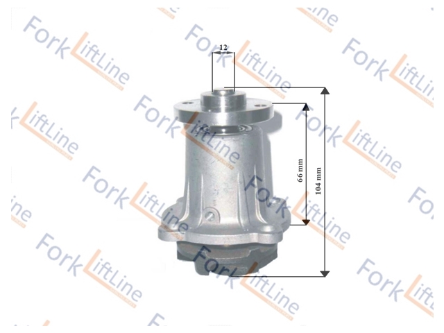 PWN10056 - Водяной насос вилочный погрузчик TOYOTA двигатель 3P