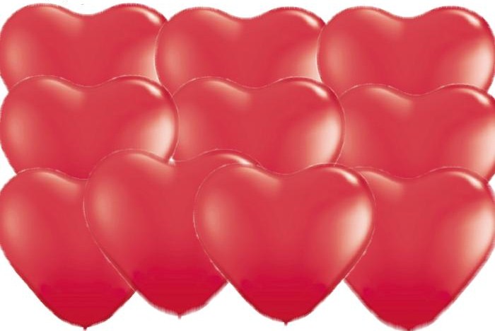

Balony Serce x10 balon na ślub wesele chrzest