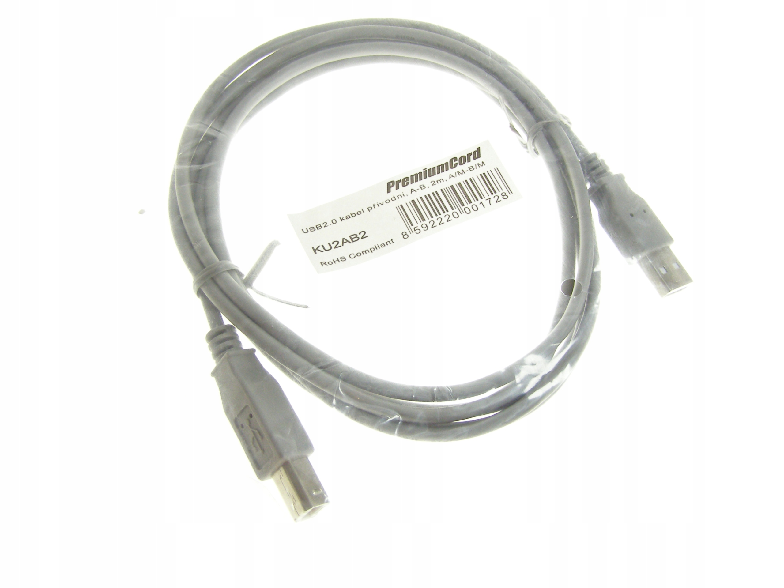 Kabel USB PremiumCord A - B 2m