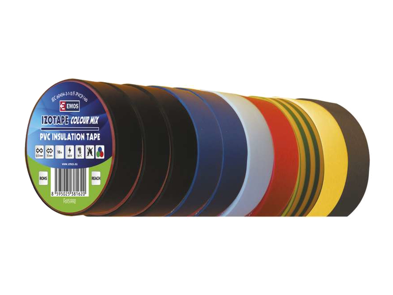 

Taśma izolacyjna Pvc komplet 10sztuk różny kolor