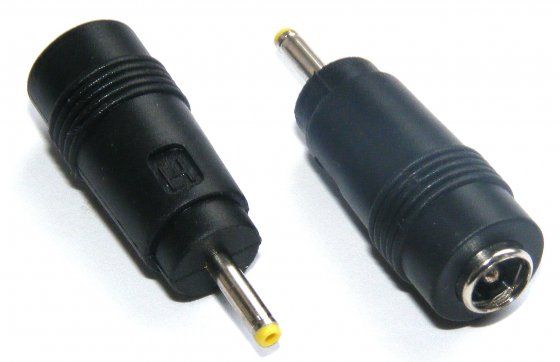 

Adapter Przejście DC gniazdo 2,1 - wtyk 0,7 (2623)