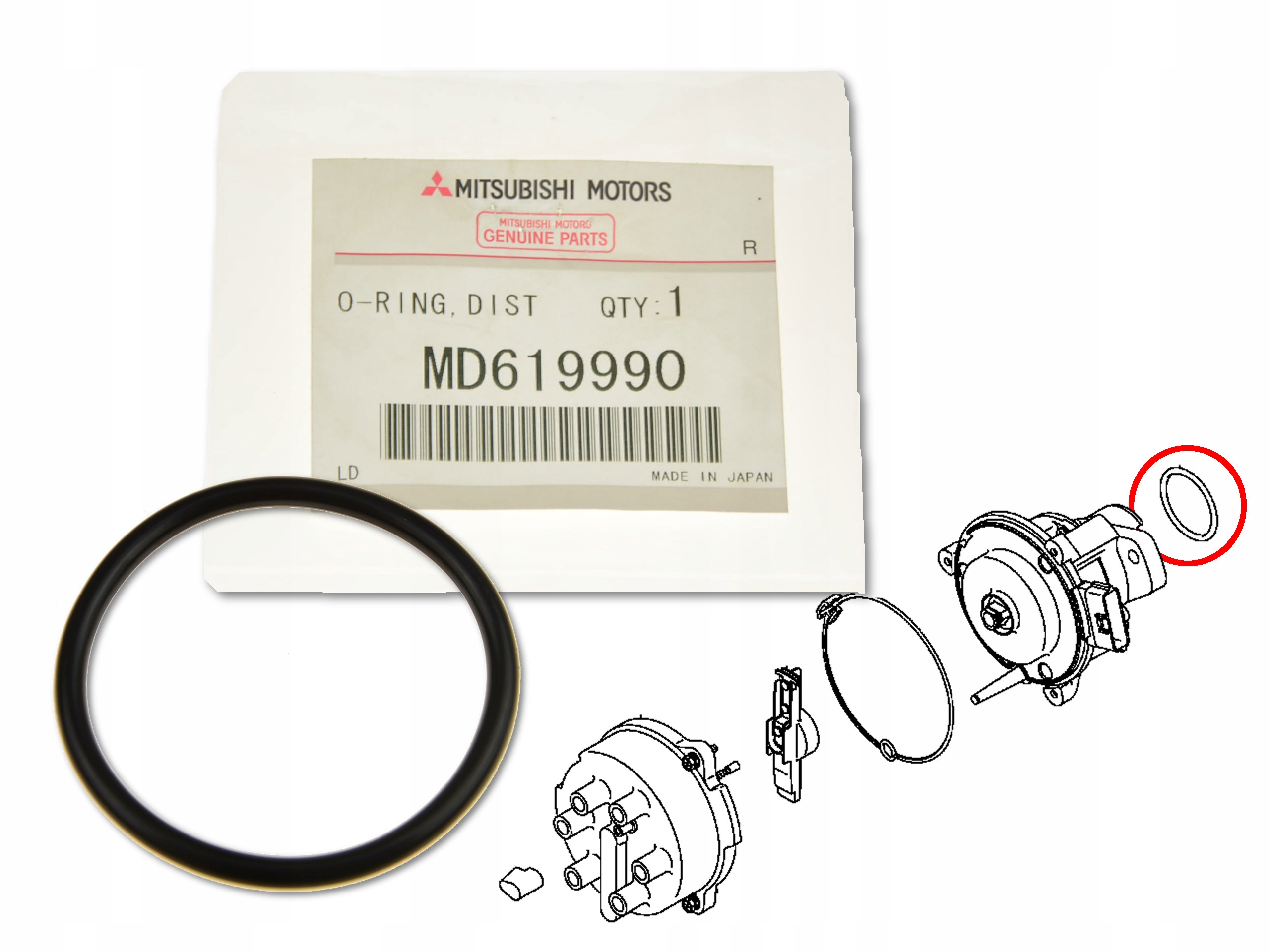 

Mitsubishi Galant Ea 97-03 2.5 O-ring Aparatu Zapł