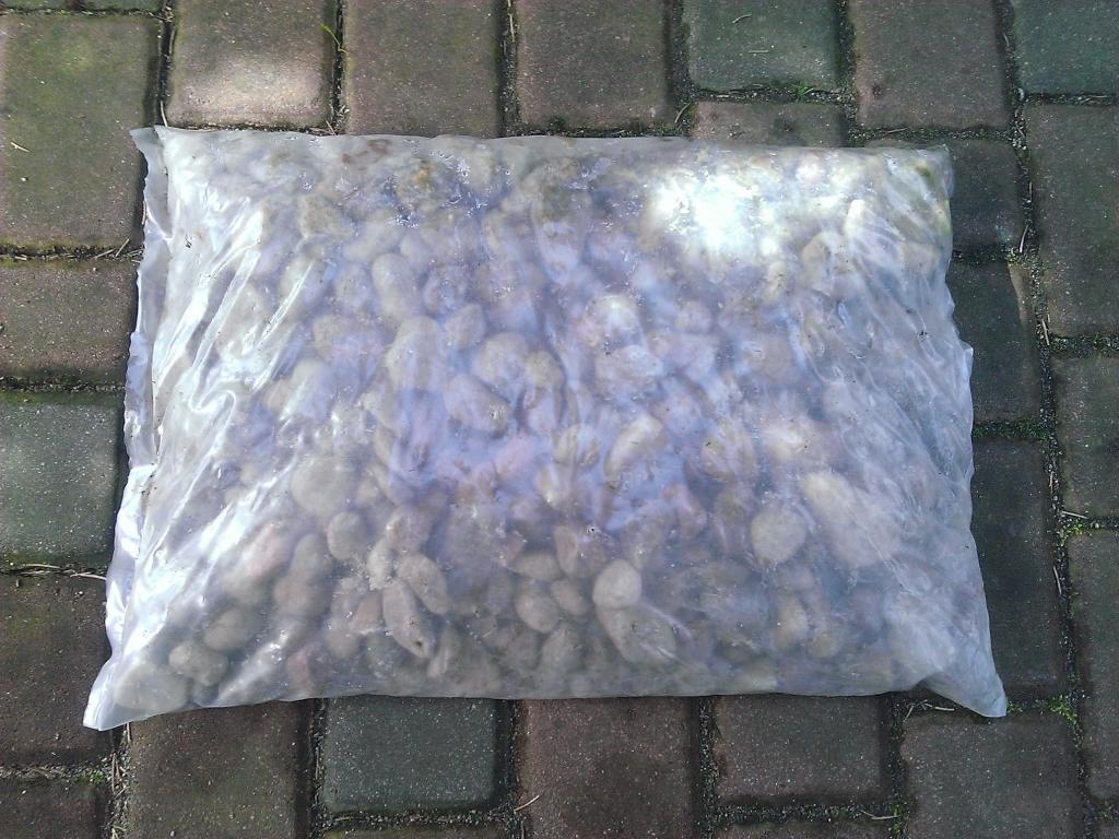 Worki foliowe 450x800 grys kamienie piasek